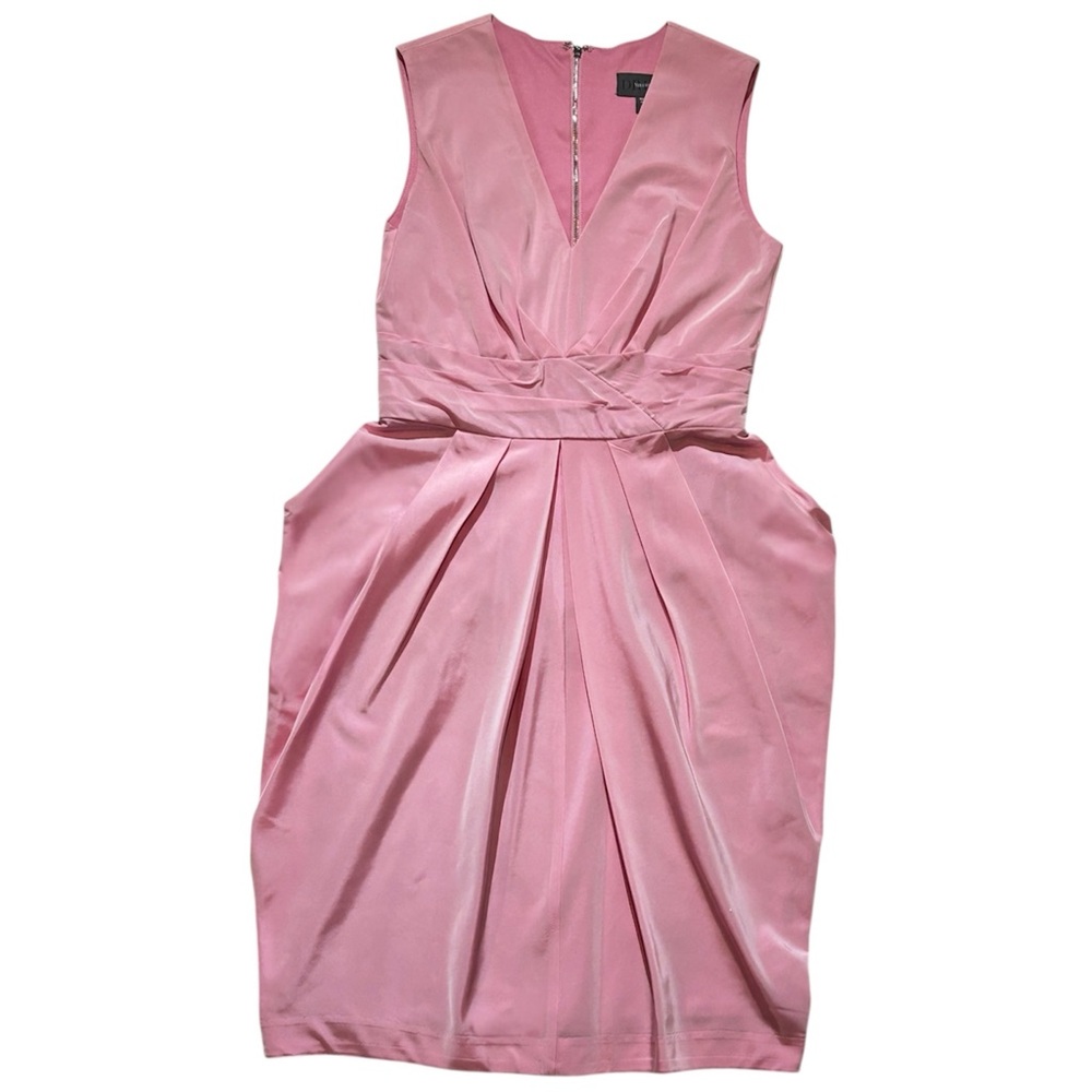 Vera Wang Pink Sleeveless V-Neck Cocktail Dress Size 2